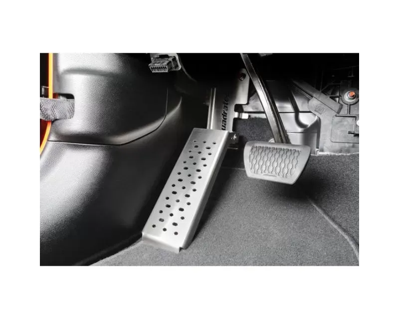 Quadratec Driver Side Dead Pedal Dead Pedal Only Jeep Gladiator | Jeep Wrangler 2018-2021 - 12590 1180